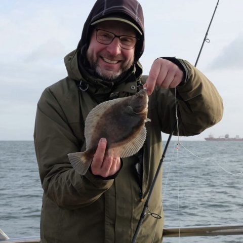 Pausefiskeren får en flad