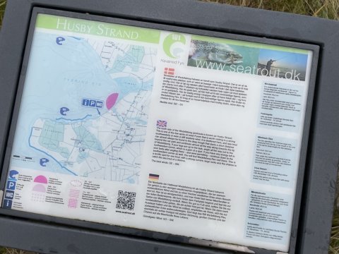 Oversigt over Husby Strand, Vestfyn