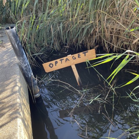 Optaget skilt i Vonåen