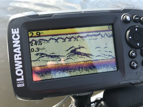 lowrance hook2 vonåen aborre lystfiskeri Vestjylland