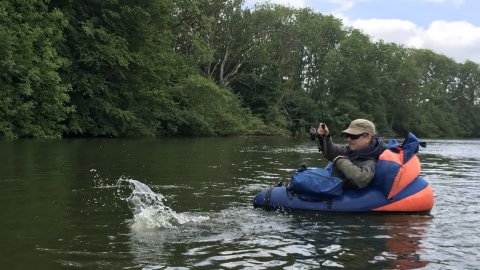 geddefight stor gedde spinnefiskeri