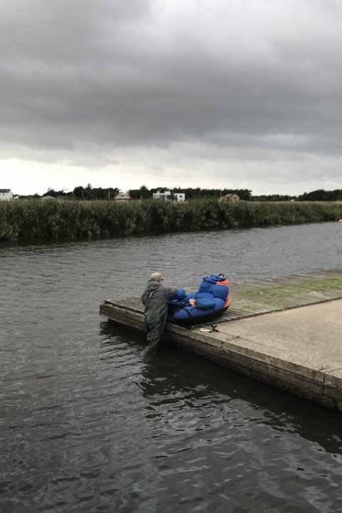 Ro- og kajakklubben Vonå Ringkøbing flydering afslutning