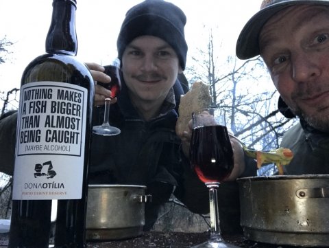 gedde fiskeri mose hecht pike friluftsliv nytårsgalla portvin mulligatawny soup suppe