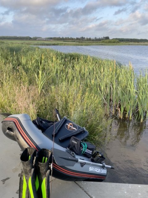High Rideren rigges til ved Nybyggersøen