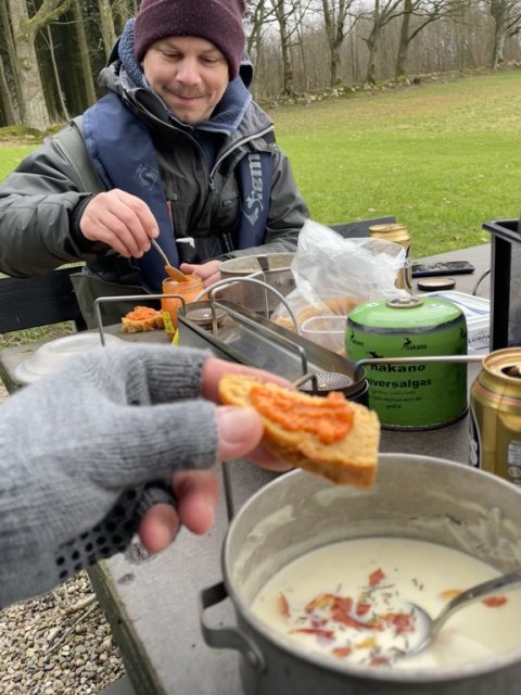 Blomkålssuppe med et twist - forplejningspause i The Eastern Highlands