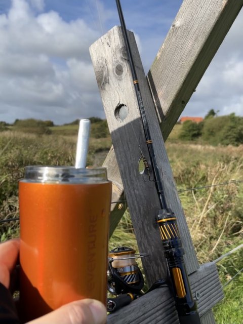 Forblæst kaffepause i den vestjyske ådal