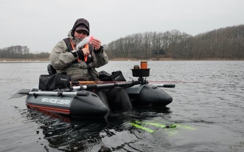 gedde fiskeri fluefiskeri hecht pike Borbjerg møllesø flydering high rider Savage gear