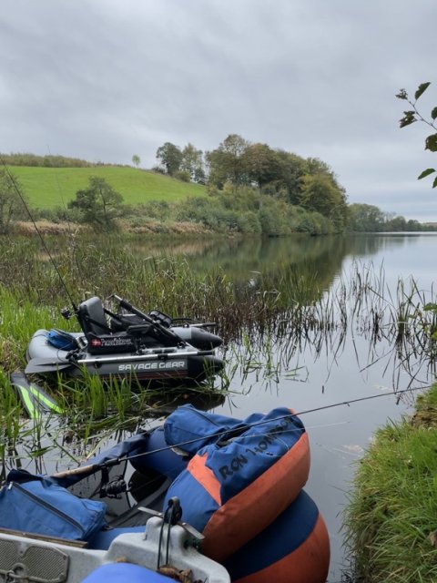 Efterår ved den dybe skovsø