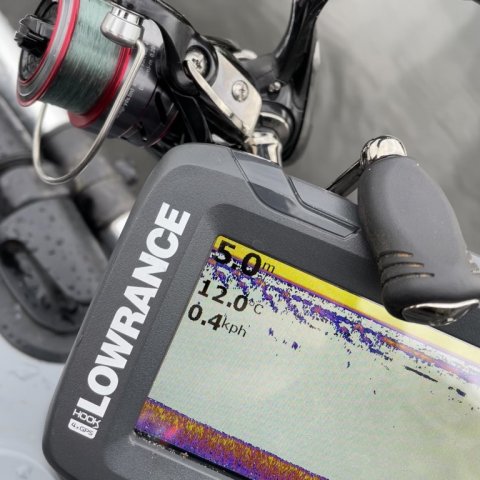 Lowrance fiskefinder - fisken står ikke på det dybe 