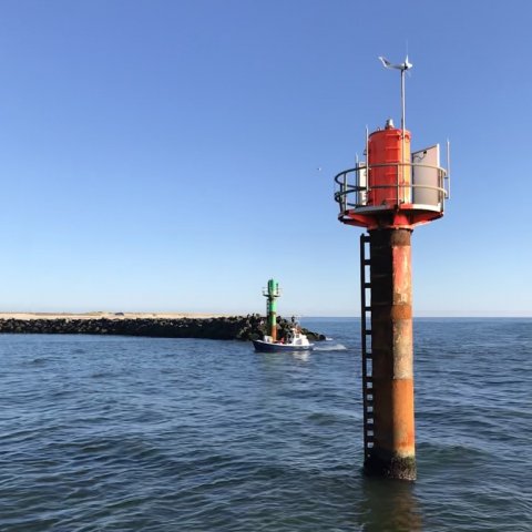 Indsejlingen til Thorsminde Havn