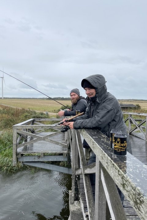 Engbroen og madpakkehuset - den sidste base for dagens elendige aborrefisker!