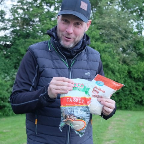 pausefiskeren i køkkenet forfodring