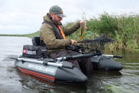Savagegear Highrider 170 Pausefiskeren med aborre på Vonåen