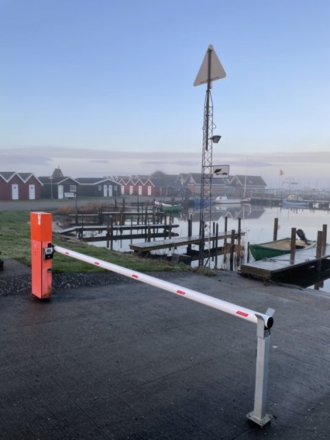 Bork Havn slæbested bom