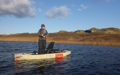 hobie kajak vestjylland ringkøbing fjord fiskeri
