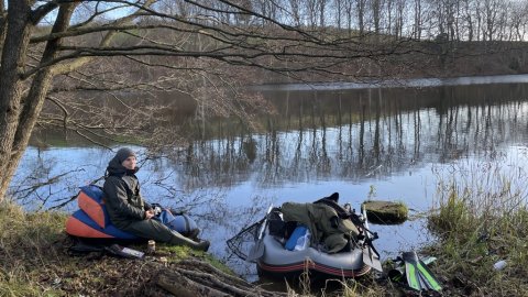 Romantisk frokost i skoven