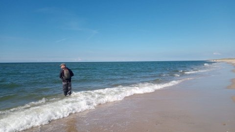 Pausefiskeren og en tilpas flad fornemmelse - heller ikke en pighvar i dag!