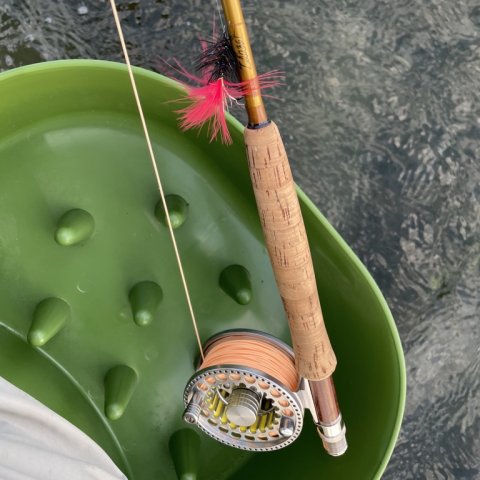 Ørredjagt med fluen i skumringen