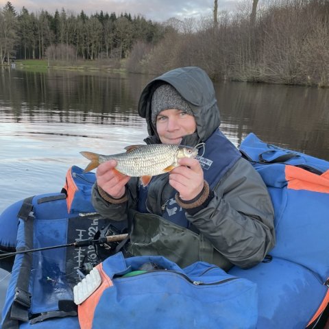 Kasper kroger en fin skalle på ophænger