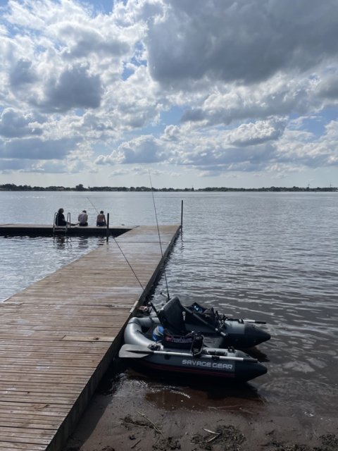 Savage Gear High Rider efter overstået togt ved badebroen