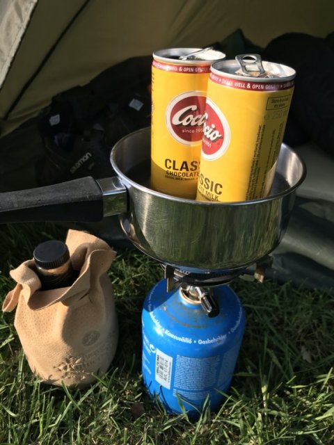 tote tante død tante morgenmad medefiskeri lejrliv overnatning natur