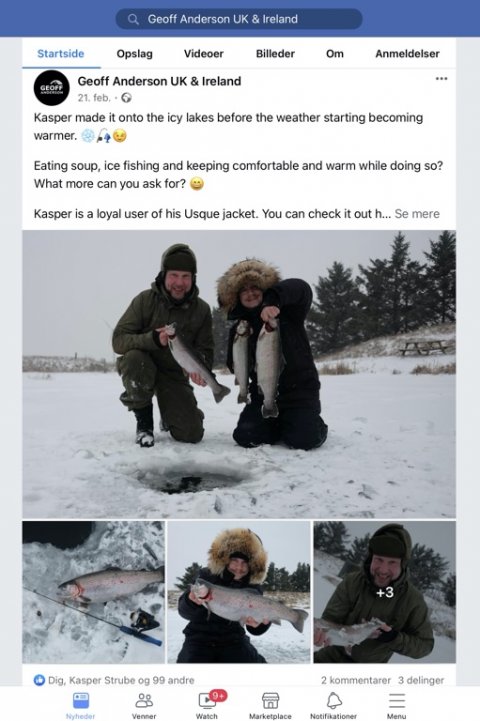 pausefiskeren Geoff Anderson stop talking weather isfiskeri fiskefoto.dk