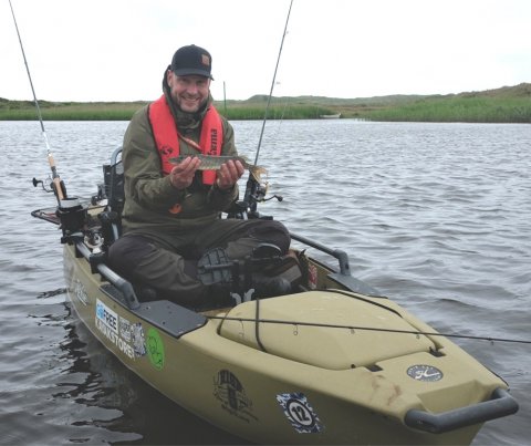 gedde hobie kajak lystfiskeri vestjylland